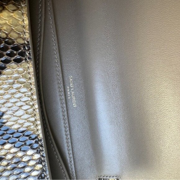Saint Laurent Kaia Python Crossbody - Picture 15 of 16